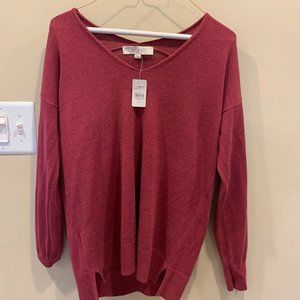 NWT Pink Ann Taylor Loft Sweater